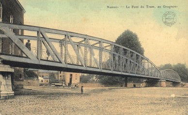 NAMUR PONT DU TRAM AU GROGNON 1914.jpg